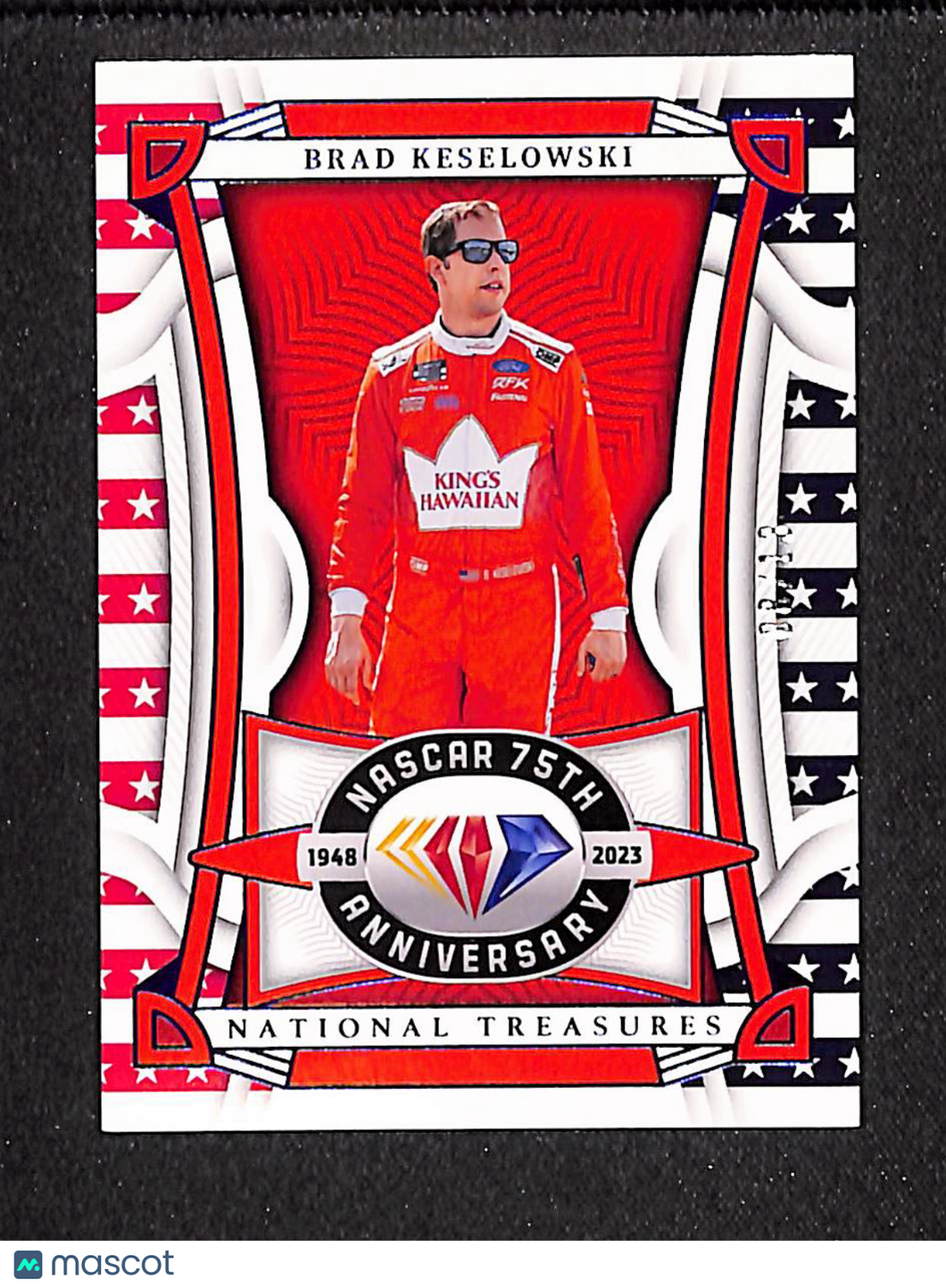 Brad Keselowski 2023 National Treasures Stars and Stripes #68 /13