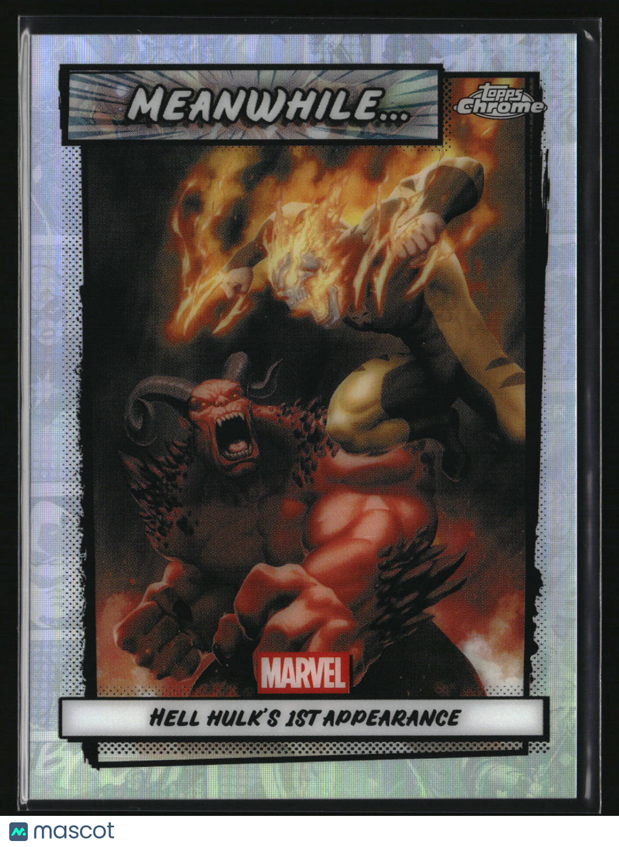 Hell Hulk's 1st Appearance 2026 Topps Chrome Marvel Comics Meanwhile... #MW-17