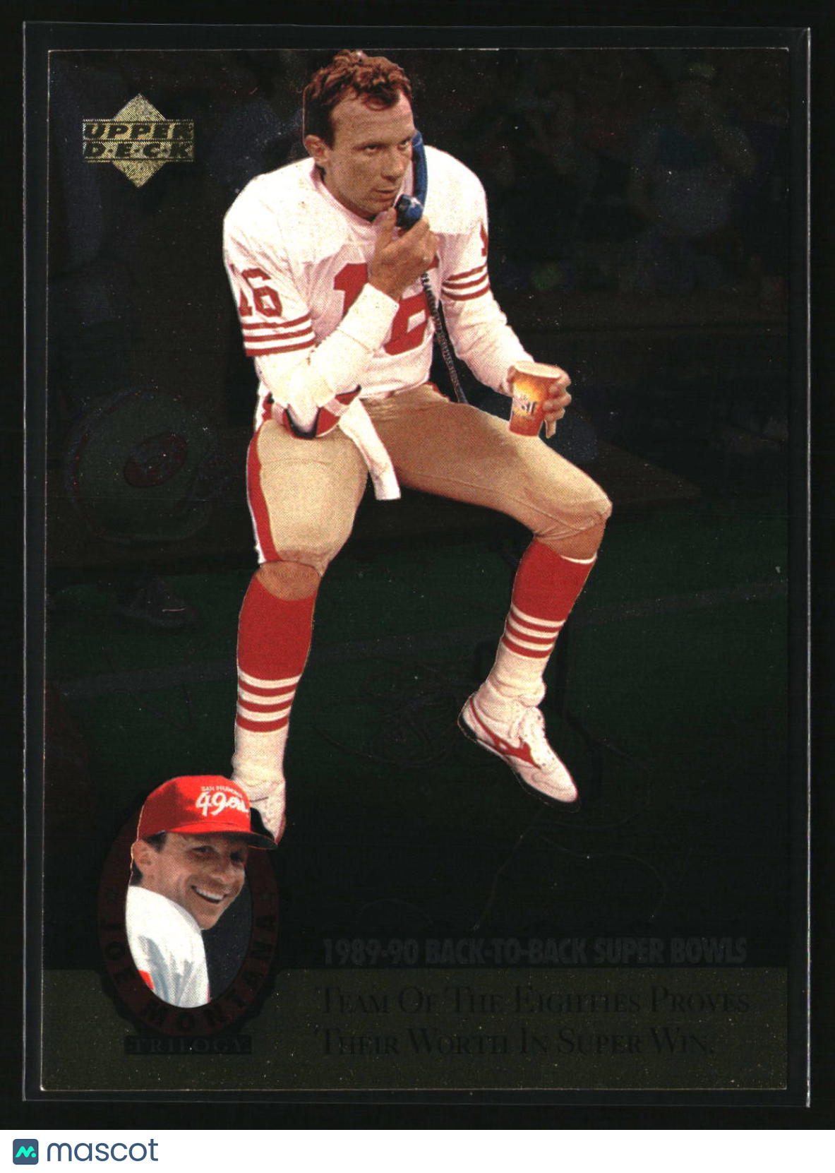 Joe Montana 1995 Upper Deck Joe Montana Trilogy #MT15