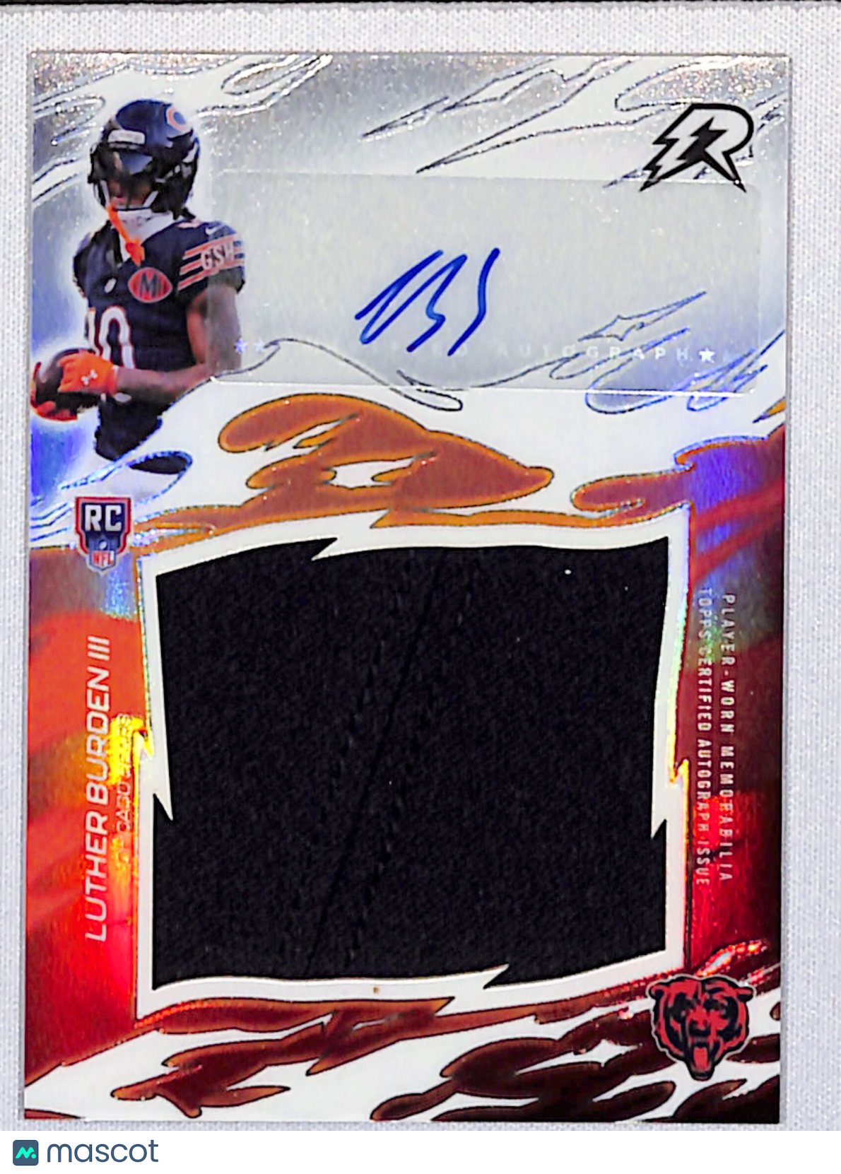 Luther Burden III 2025 Topps Resurgence Resurgence Rookie Relic Signature RRS-LB