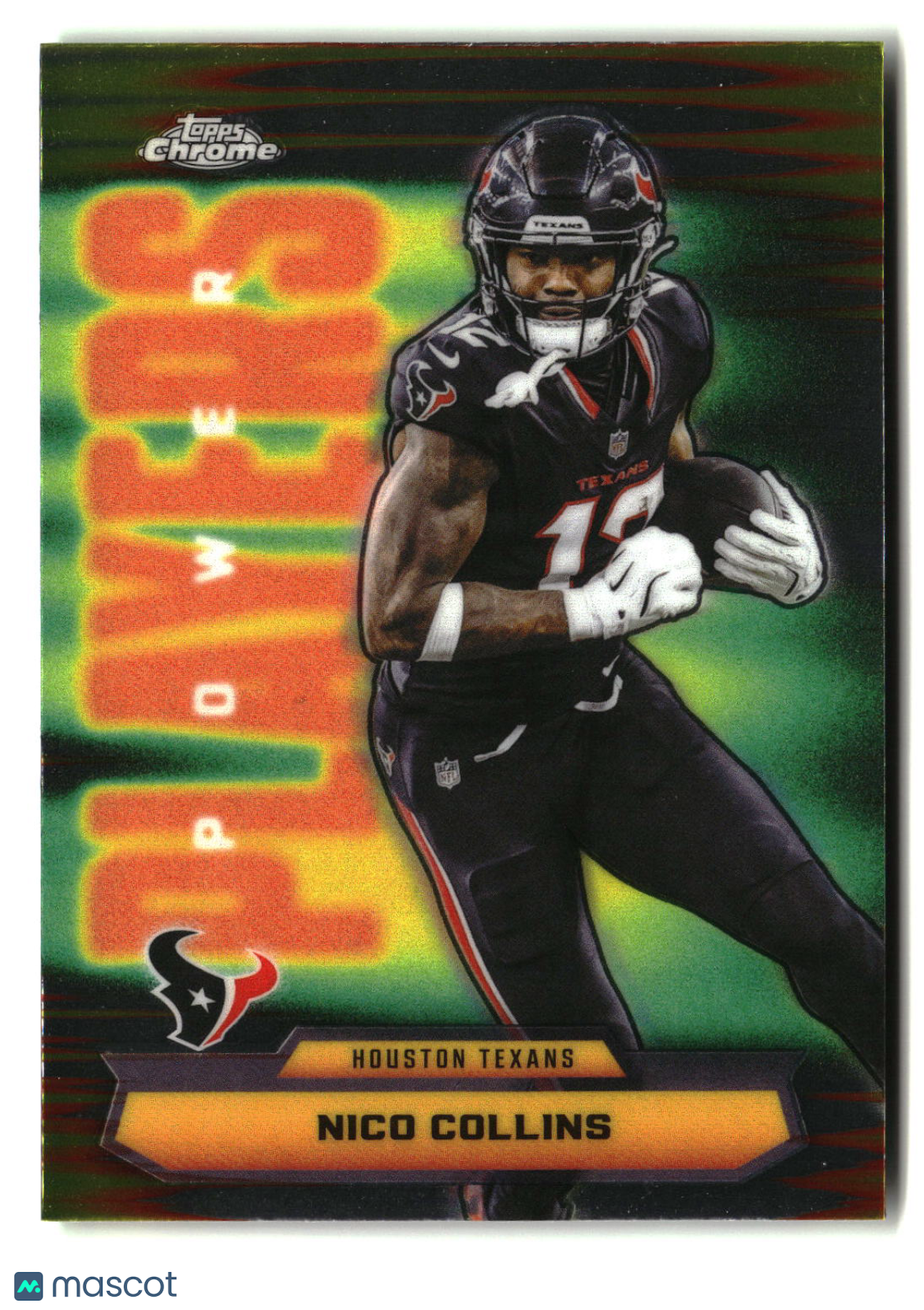 Nico Collins 2025 Topps Chrome Power Players #PP-30