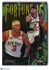 Josh Hart 2025-26 Topps Chrome Update Fortune 15 #F15-5
