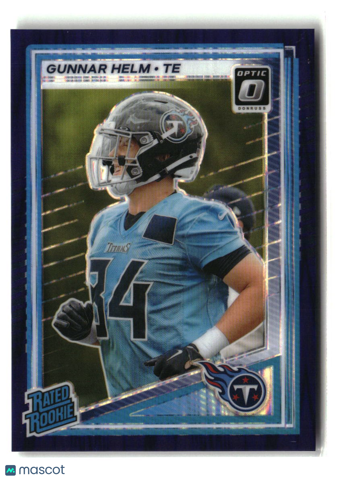 Gunnar Helm 2025 Donruss Optic Purple Shock #294