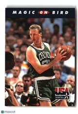 Magic on Bird 1992 SkyBox USA #102