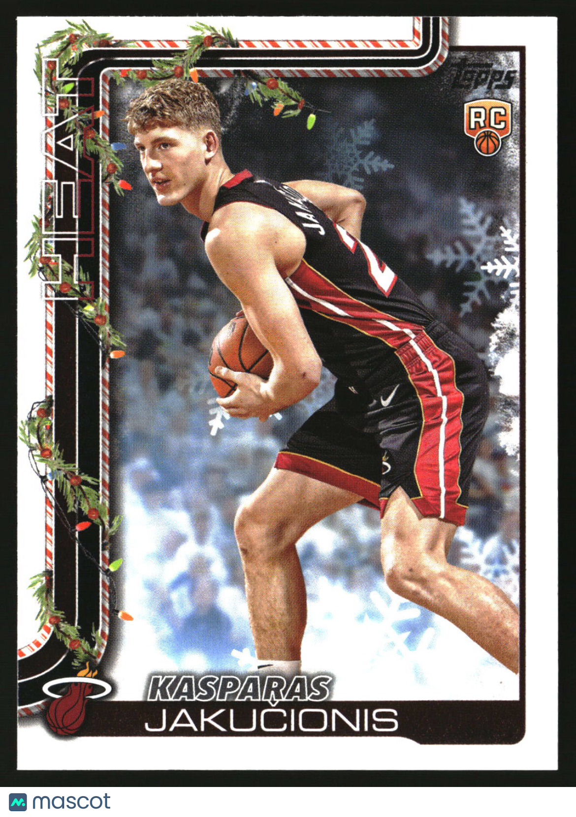 Kasparas Jakucionis 2025-26 Topps Holiday #H180