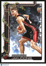 Kasparas Jakucionis 2025-26 Topps Holiday #H180