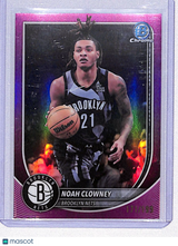 Noah Clowney 2025-26 Bowman Chrome Fuchsia Refractor #BCV-151 #/199