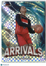 Bilal Coulibaly 2023-24 Finest Arrivals Checkerboard Refractors #A-10