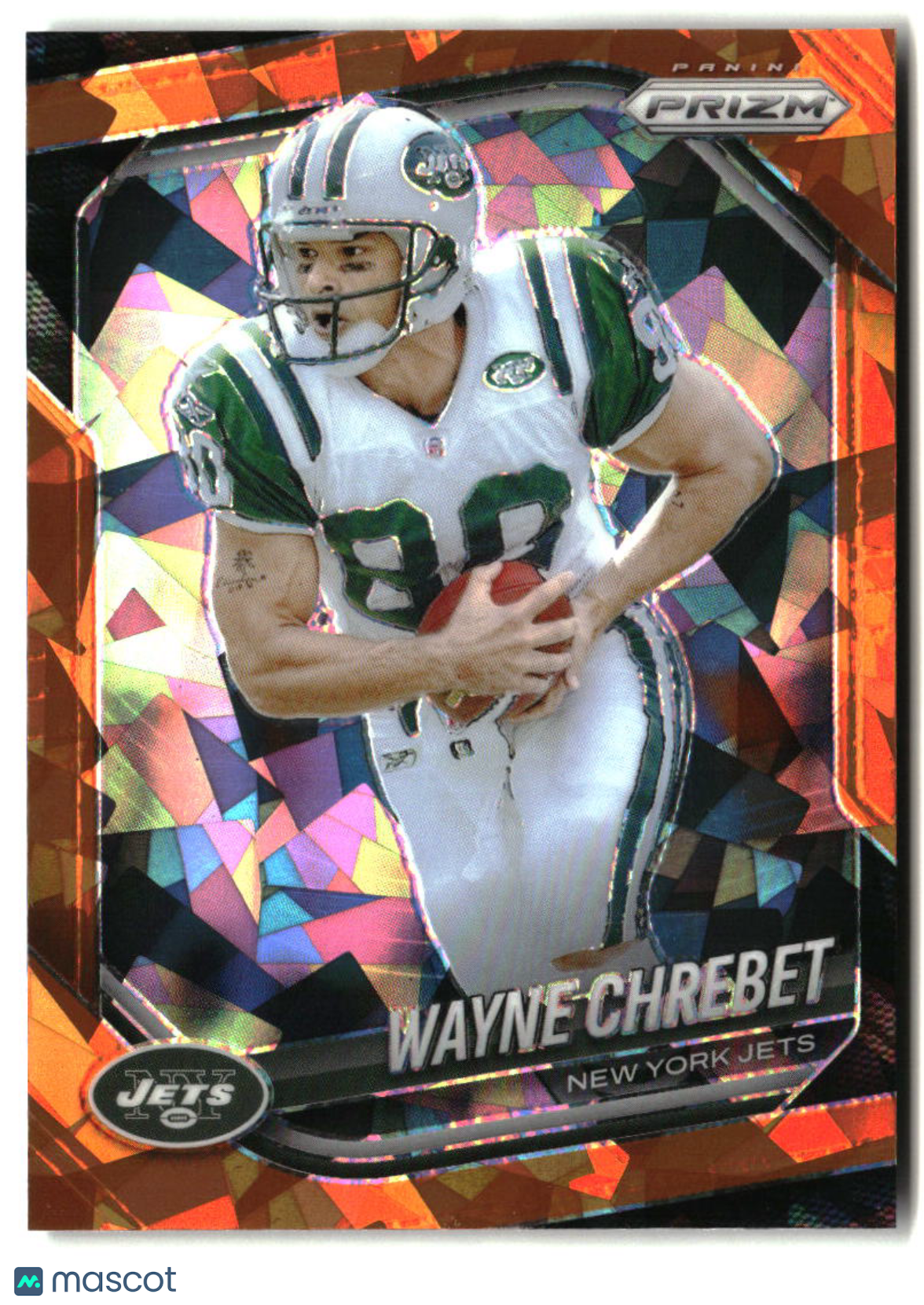 Wayne Chrebet 2025 Panini Prizm Orange Ice #295