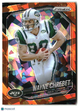 Wayne Chrebet 2025 Panini Prizm Orange Ice #295