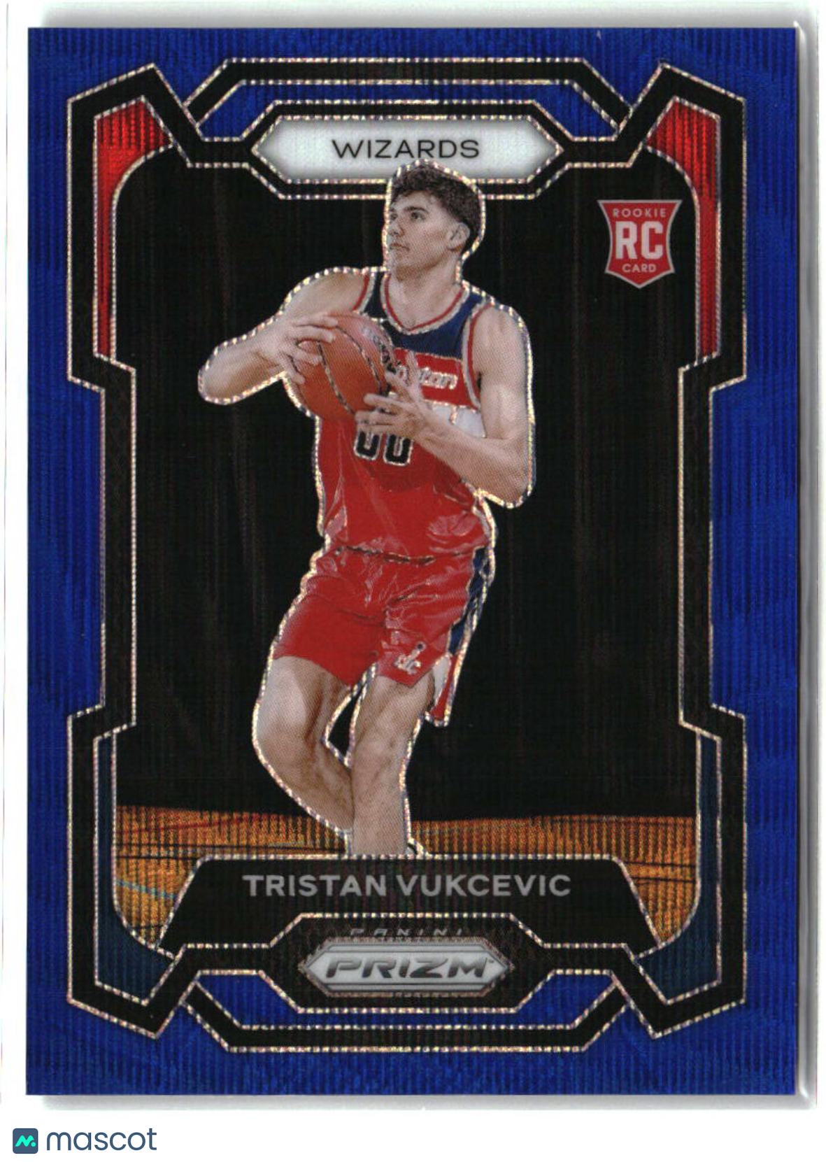 Tristan Vukcevic 2023-24 Panini Prizm Prizms Blue Wave #126
