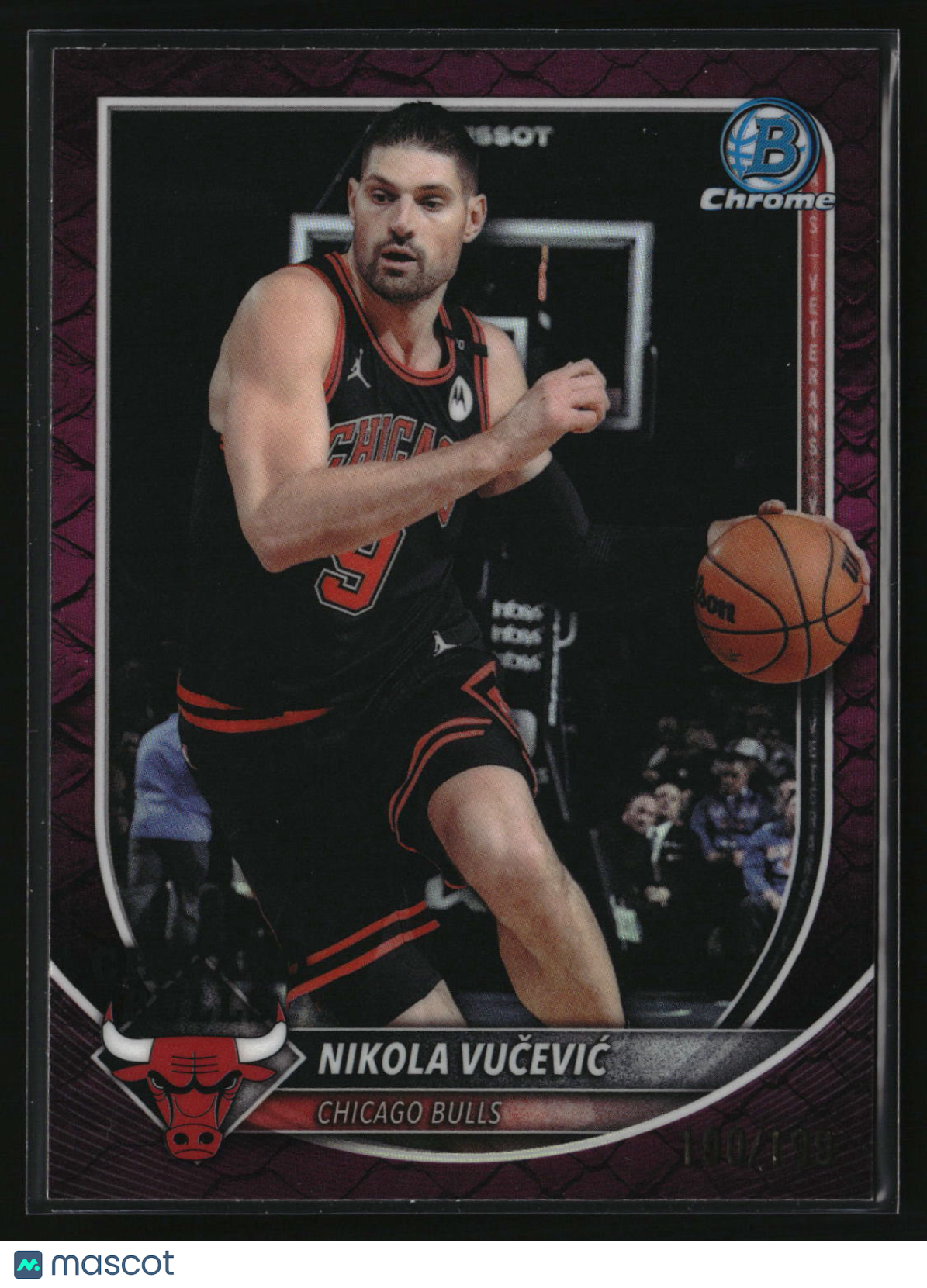 Nikola Vuc?evi? 2025-26 Bowman Chrome Reptilian Fuchsia #BCV-157 #/199