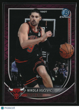 Nikola Vuc?evi? 2025-26 Bowman Chrome Reptilian Fuchsia #BCV-157 #/199