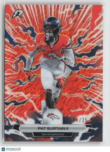Pat Surtain II 2025 Topps Resurgence Orange Static Refractor #30