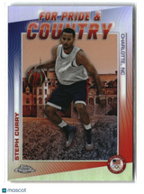 Stephen Curry 2024 Topps Chrome U.S. Olympics & Paralympic Hopefuls For Pride and Country #PC-4