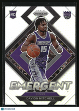 Davion Mitchell 2021-22 Panini Prizm Emergent Prizms Silver #25