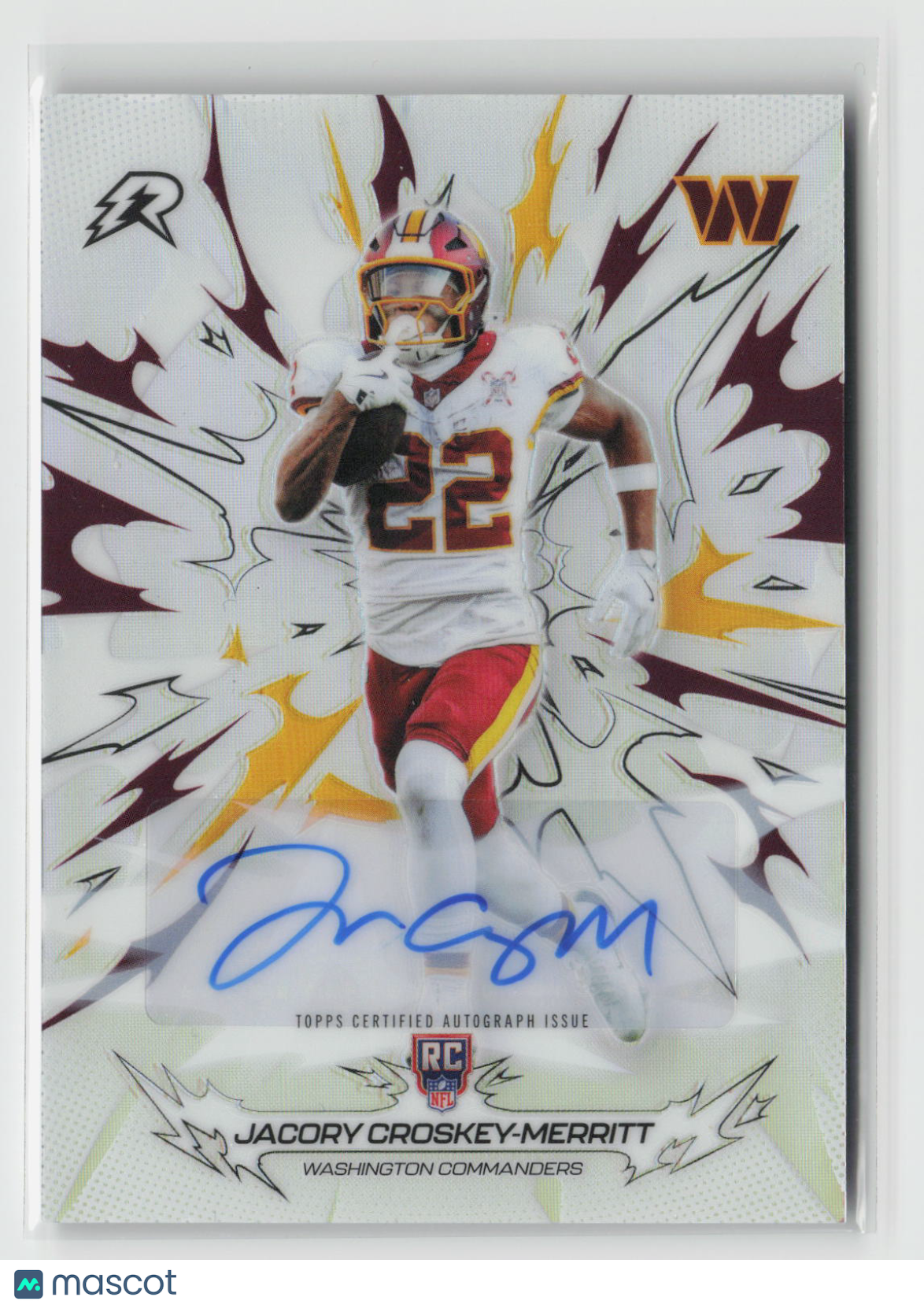 Jacory Croskey-Merritt 2025 Topps Resurgence Signatures #198