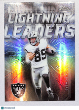 Brock Bowers 2025 Topps Chrome Lightning Leaders #LL-16