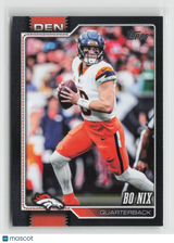Bo Nix 2026 Topps Flagship Black #58