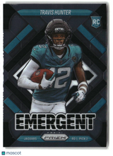 Travis Hunter 2025 Panini Prizm Emergent #12