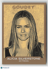 Alicia Silverstone 2026 Upper Deck Goodwin Champions Goudey #G-9