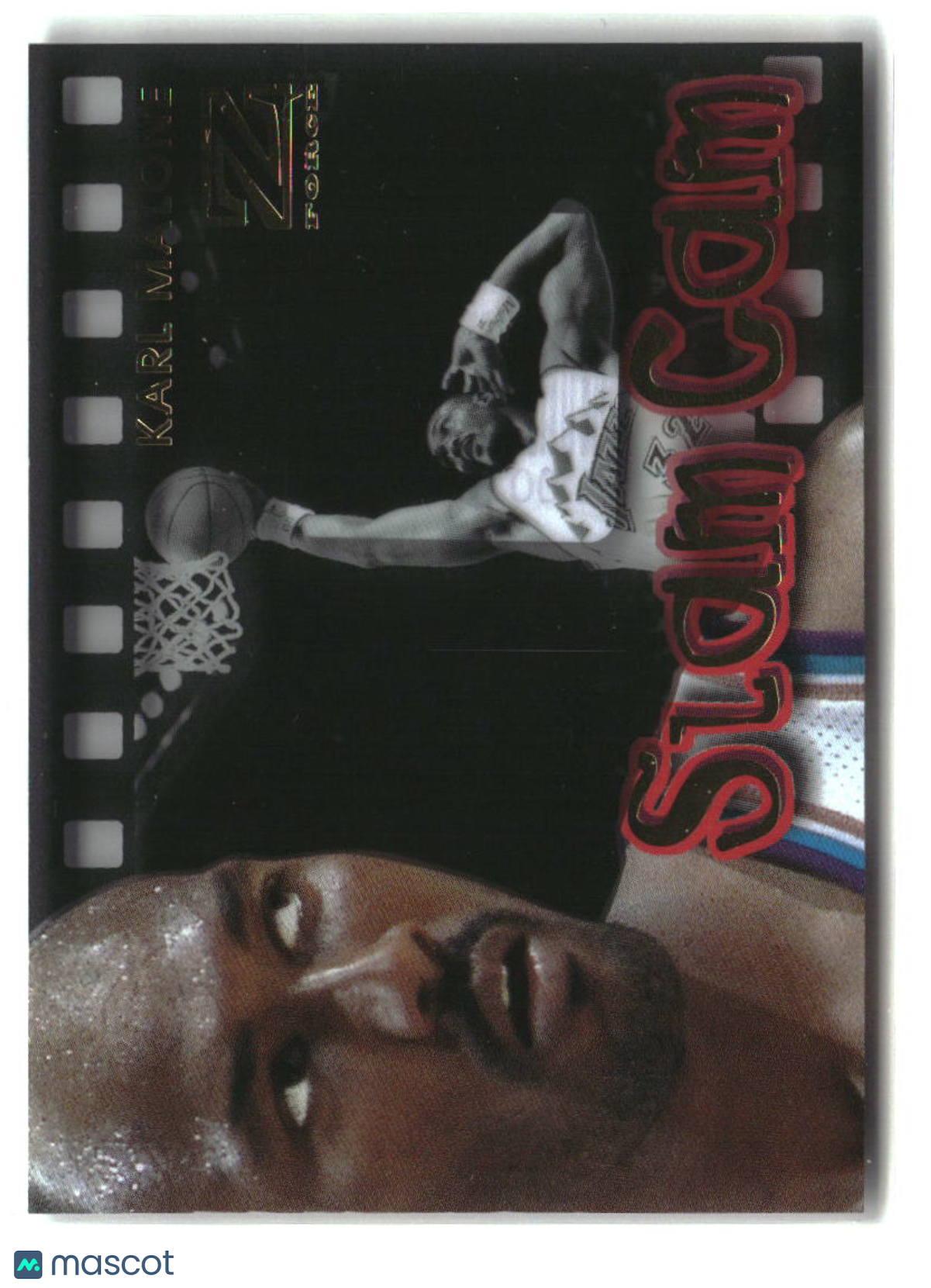 Karl Malone 1997-98 SkyBox Z-Force Slam-Cam #7 SC