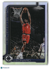 Kawhi Leonard 2025-26 Topps Chrome Update Refractor #24
