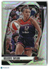 Celeste Taylor 2024 Panini Prizm WNBA Silver Prizms #48