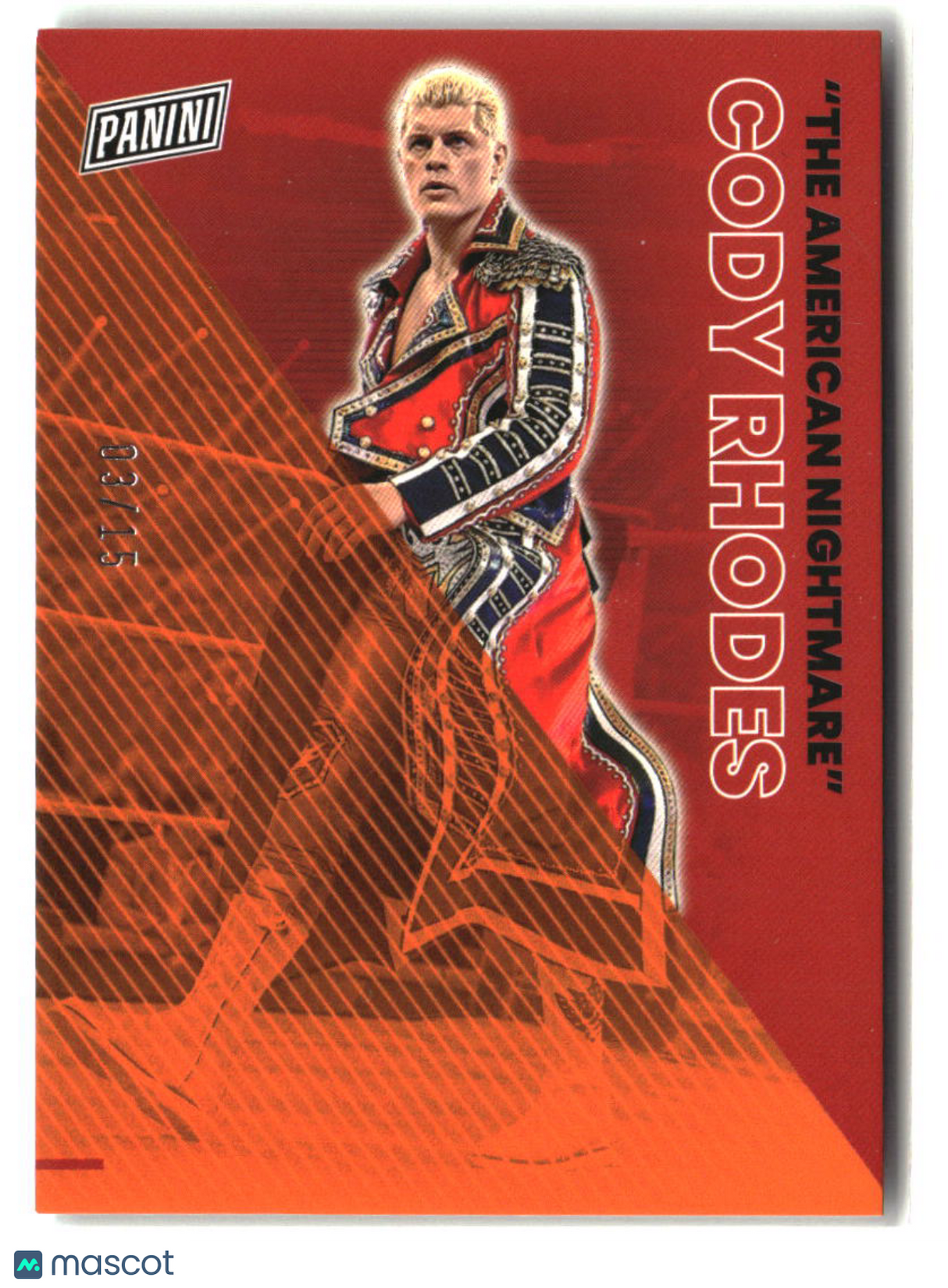 Cody Rhodes 2023 Panini Father's Day Orange #46 #/15