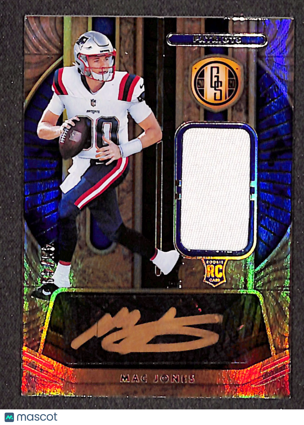 Mac Jones 2021 Panini Gold Standard Rookie Jersey Autographs Prime #205 #/49