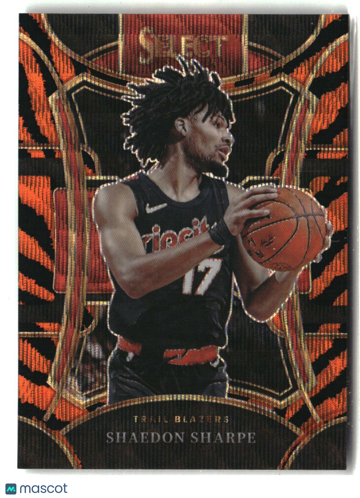 Shaedon Sharpe 2023-24 Panini Select Tiger Prizms #386