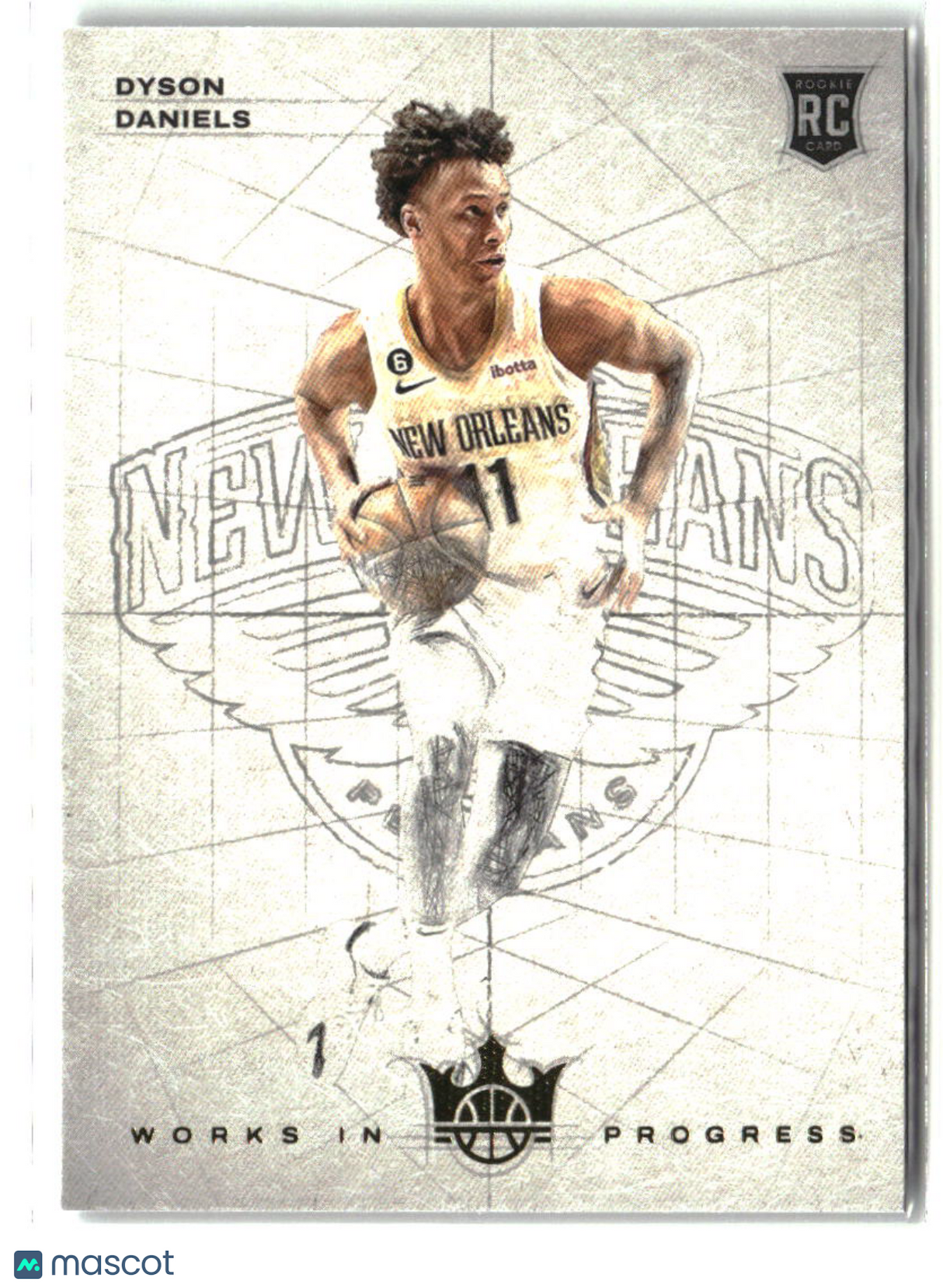 Dyson Daniels 2022-23 Panini Court Kings Works in Progress #16
