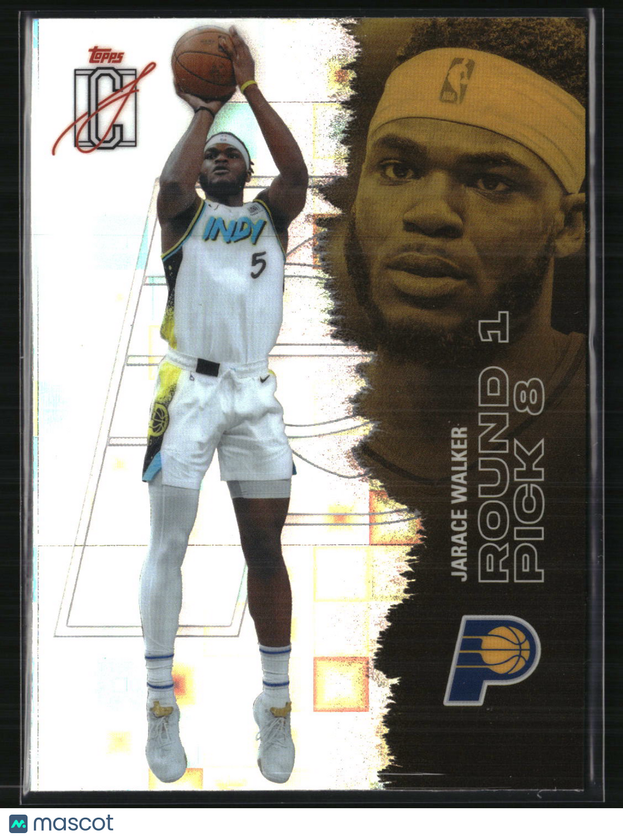 Jarace Walker 2025-26 Topps Signature Class Chrome Pandora Refractors #4