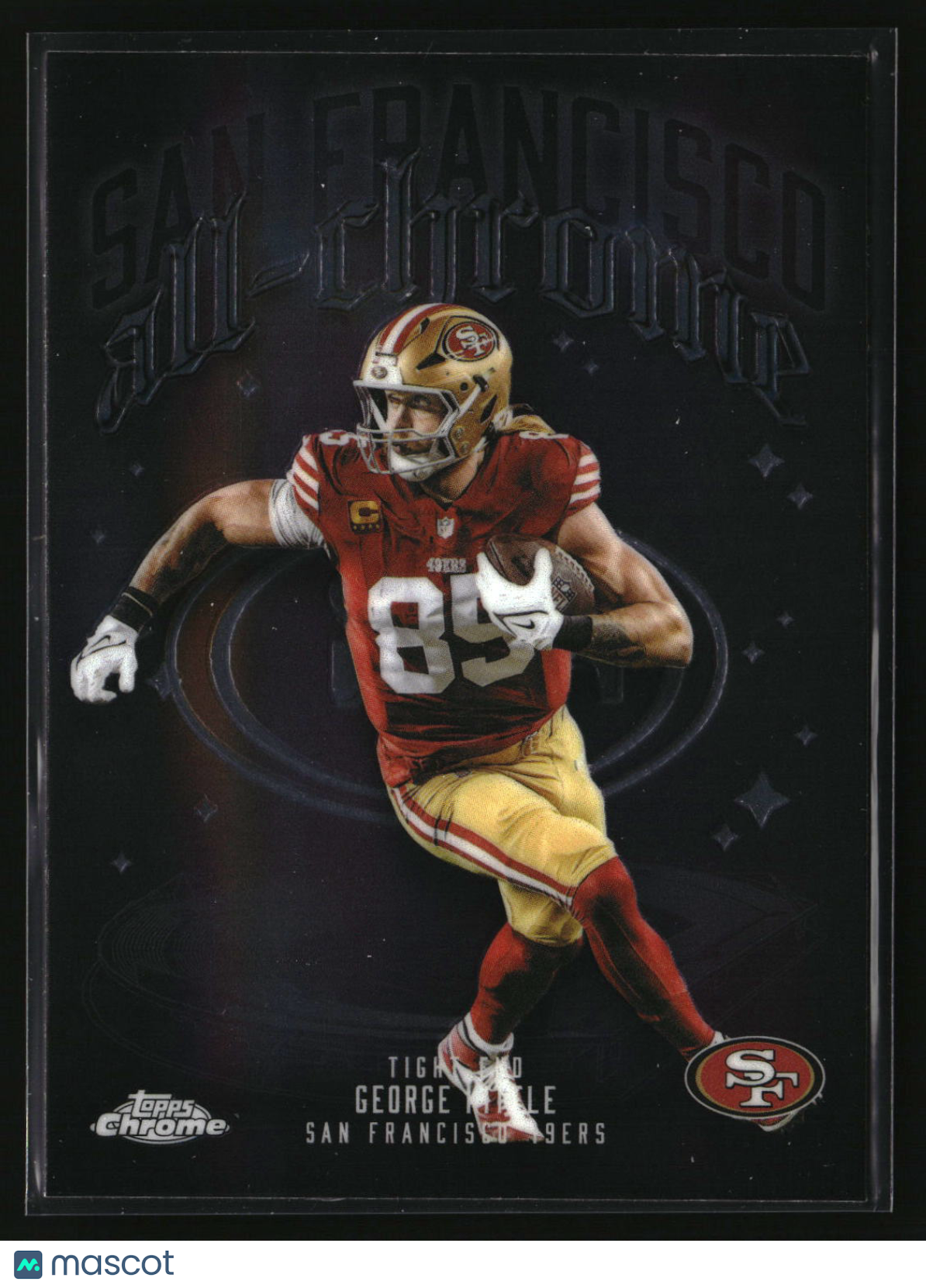 George Kittle 2025 Topps Chrome All Chrome Team #ACT-11