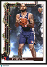 Johni Broome 2025-26 Topps Holiday #H195