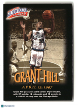 Grant Hill 1997-98 Fleer Million Dollar Moments #12