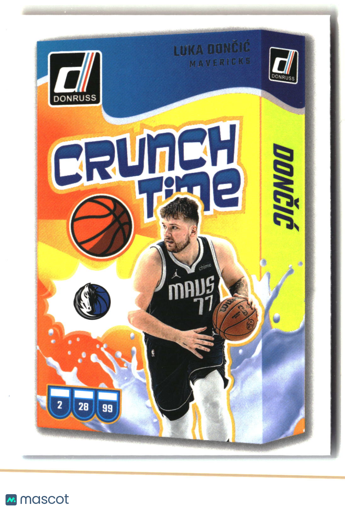 Luka Doncic 2024-25 Donruss Crunch Time #8