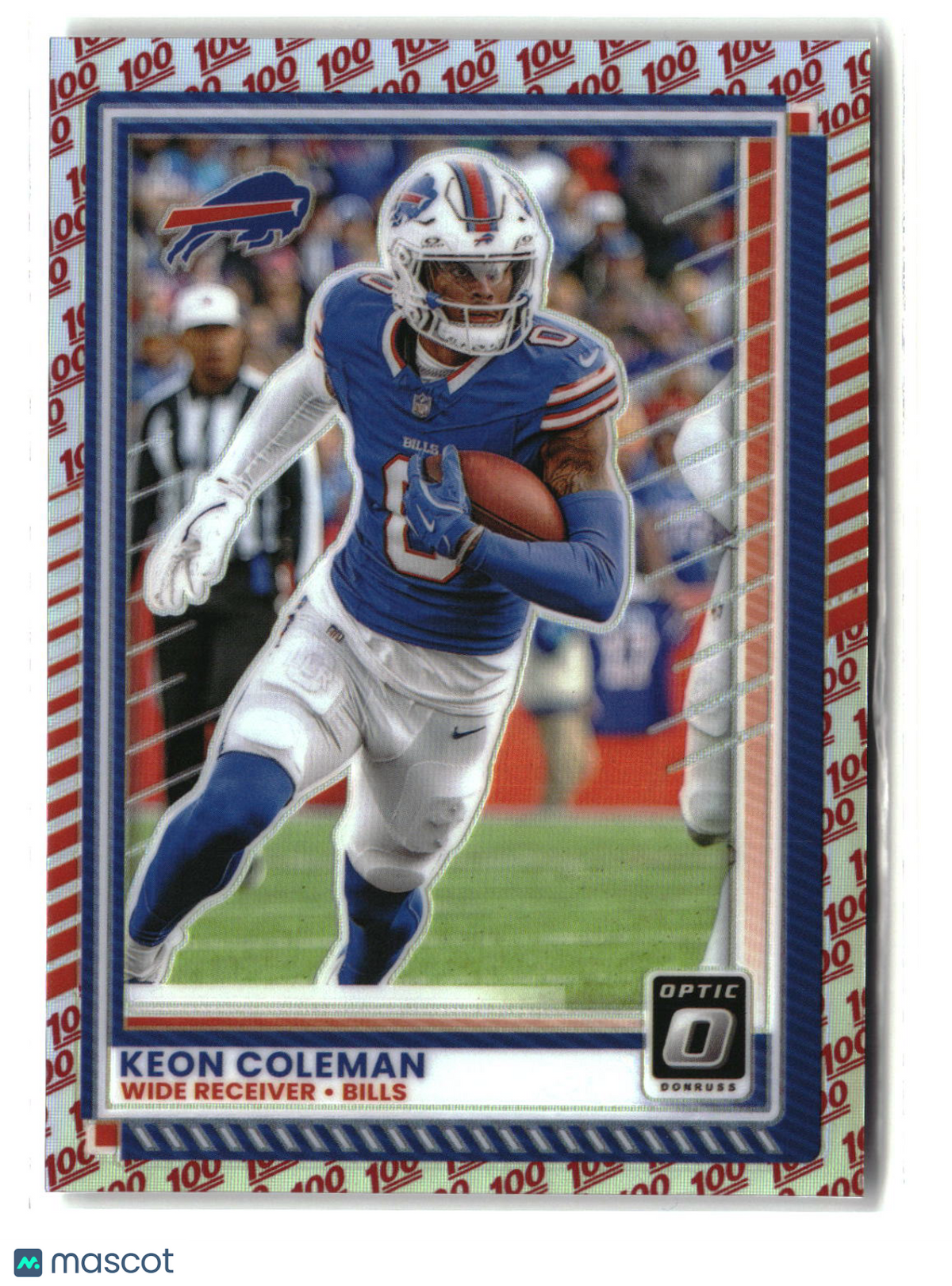 Keon Coleman 2025 Donruss Optic One Hundred #32