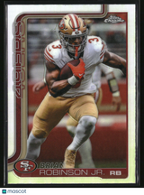 Brian Robinson Jr. 2025 Topps Chrome - Topps Refractor #296