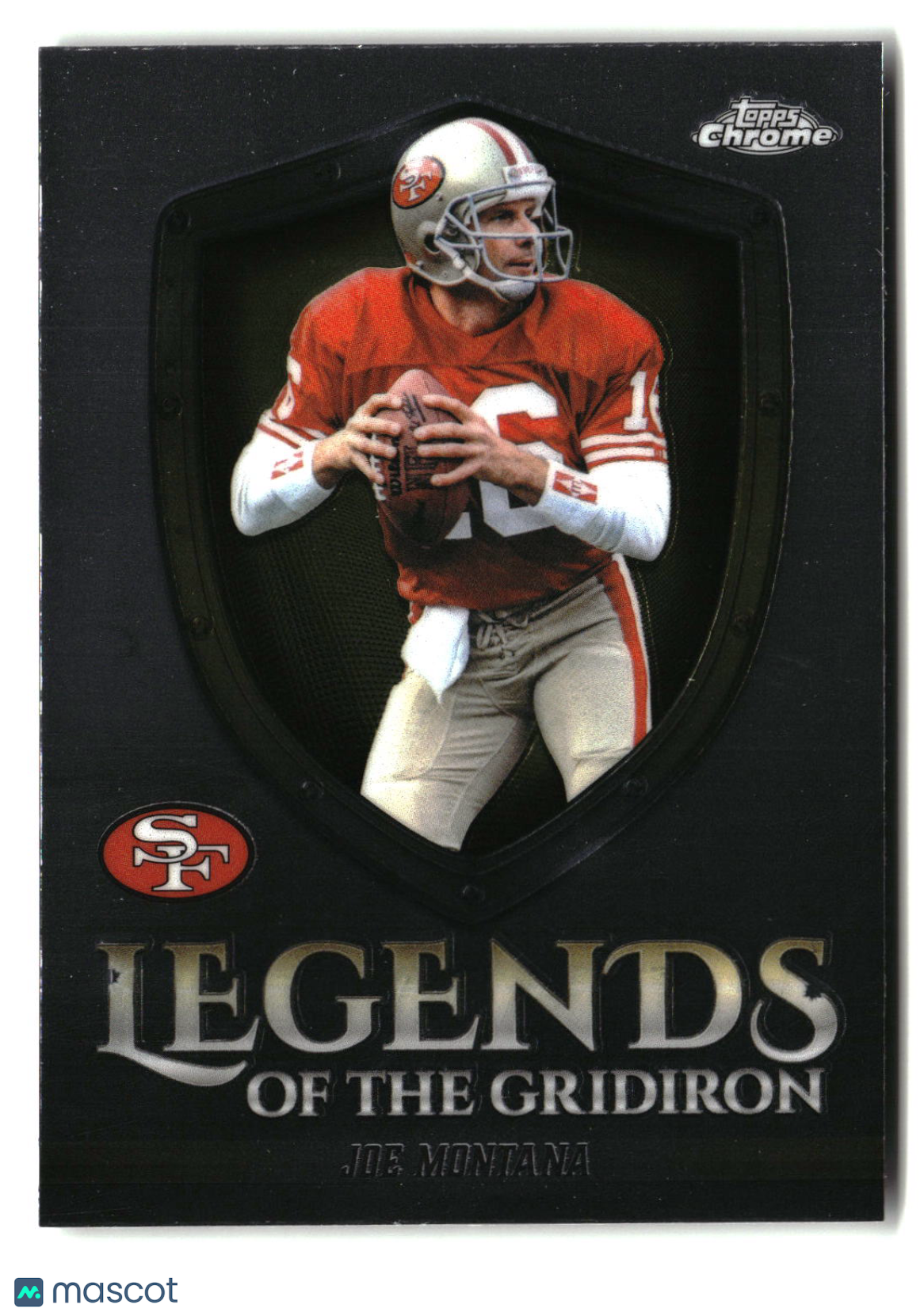 Joe Montana 2025 Topps Chrome Legends of the Gridiron #LOG-8