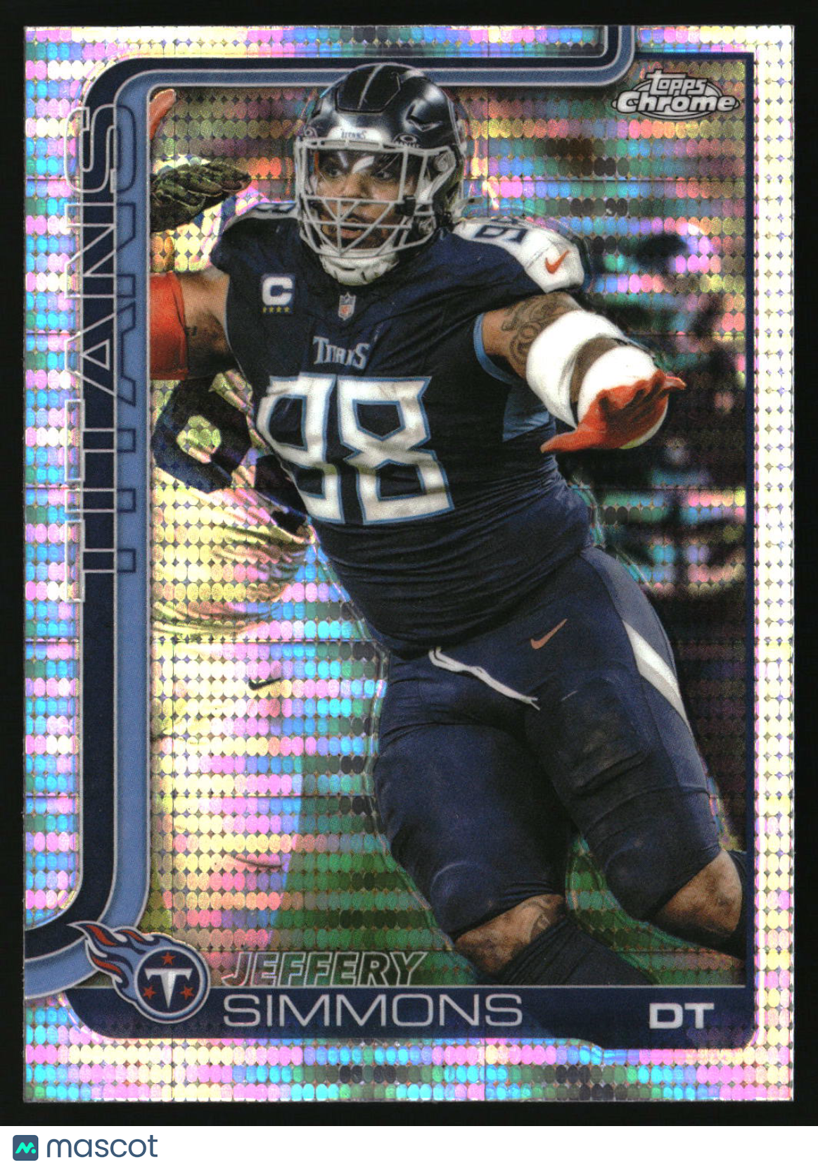 Jeffery Simmons 2025 Topps Chrome Pulsar Refractor #289