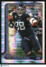 Jeffery Simmons 2025 Topps Chrome Pulsar Refractor #289