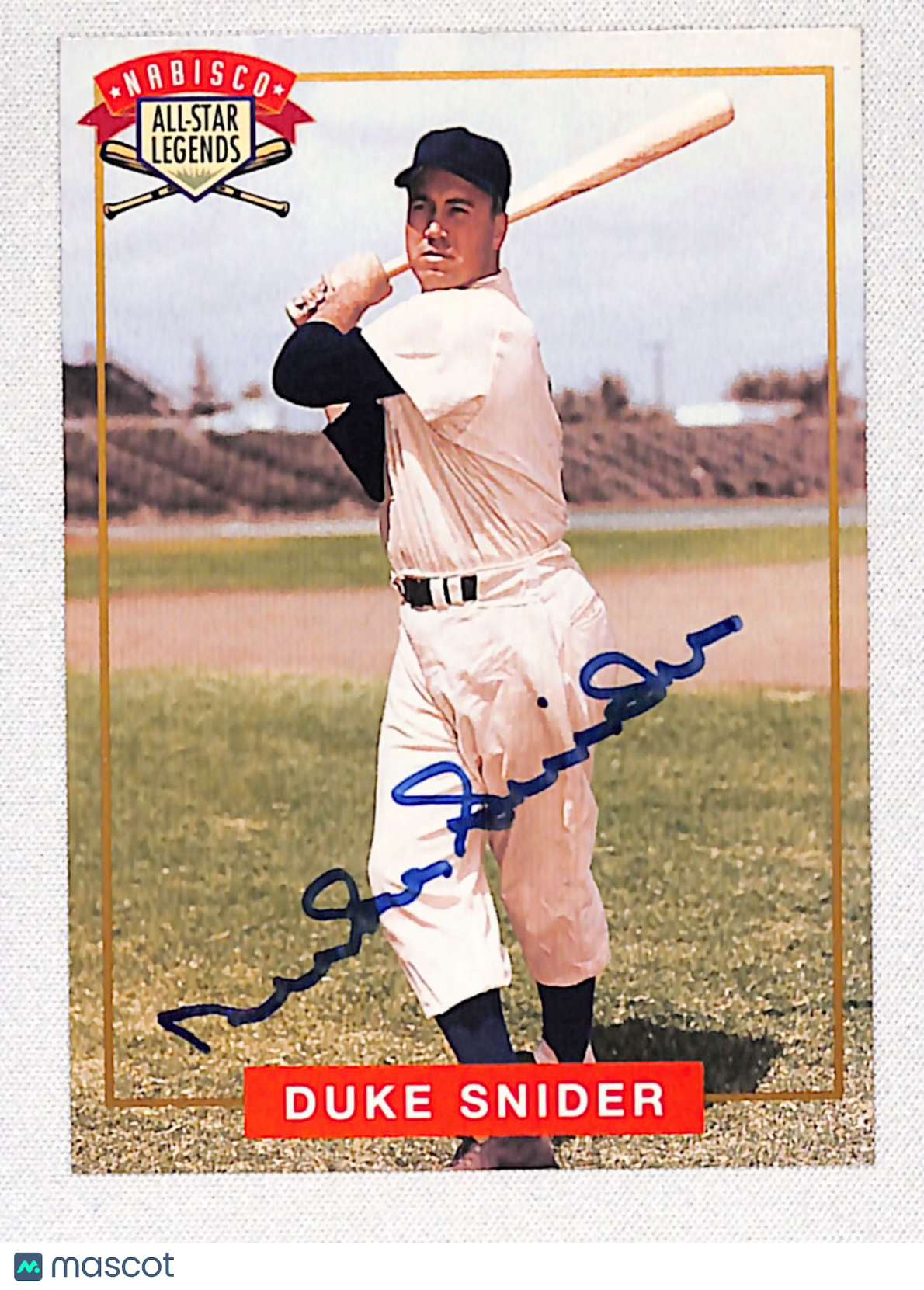 Duke Snider 1994 Nabisco All-Star Legends Autographs #NNO