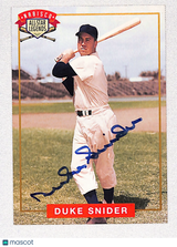 Duke Snider 1994 Nabisco All-Star Legends Autographs #NNO