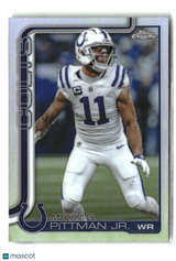 Michael Pittman Jr. 2025 Topps Chrome Refractor #126