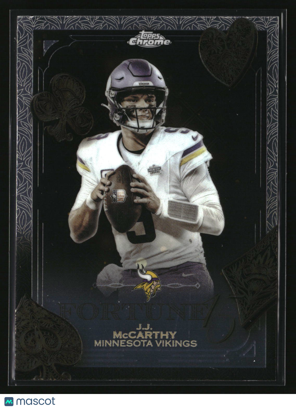 J.J. McCarthy 2025 Topps Chrome Fortune 15 #F15-18