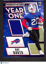 Ray Davis 2024 Panini Rookies & Stars Year One #YO-RDS