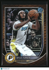 Myles Turner 2025-26 Bowman Chrome Reptilian Refractor #BCV-161