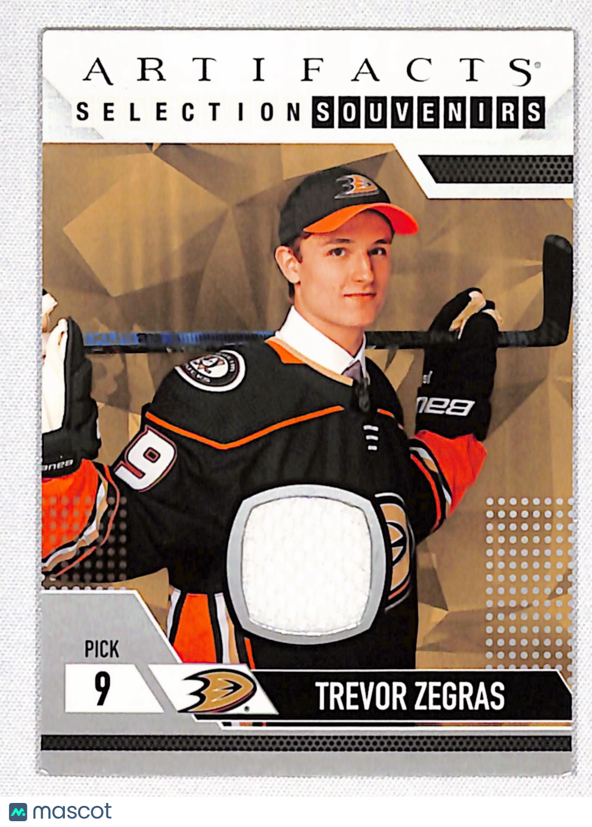 Trevor Zegras 2023-24 Upper Deck Artifacts Selection Souvenirs #SS-TZ