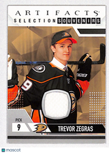 Trevor Zegras 2023-24 Upper Deck Artifacts Selection Souvenirs #SS-TZ